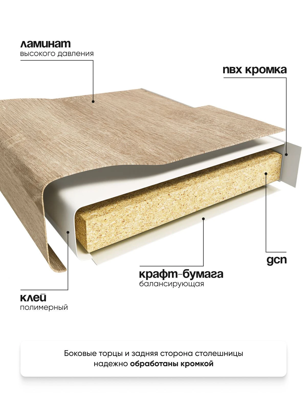 ARNIKA Кухонный гарнитур угловой 144х220см со столешницей "Довер", графит