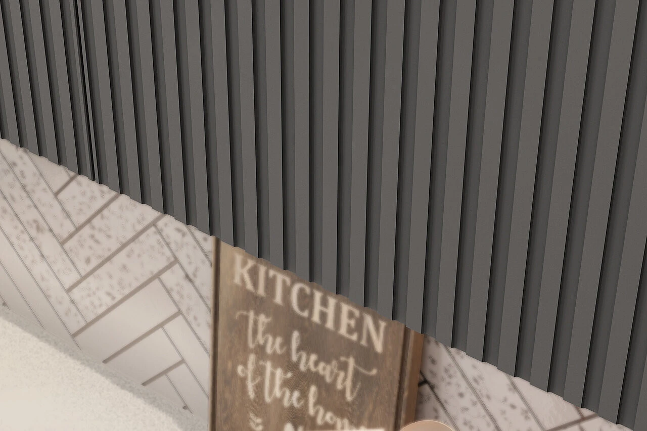 Кухонный гарнитур прямой София 2 метра со столешницей, цвет белый, бланж, графит матовый, гранит белый